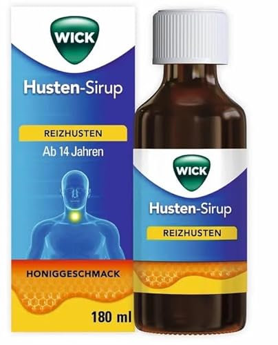 WICK Husten-Sirup gegen Reizhusten mit Honig 180 ml