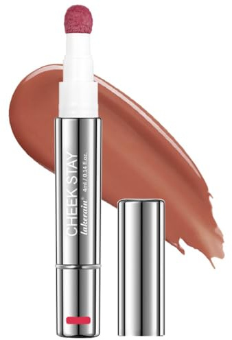 Colorete líquido ligero para todo el día: acabado de acuarela transparente sin peso natural para las mejillas (Warm Brick-05)