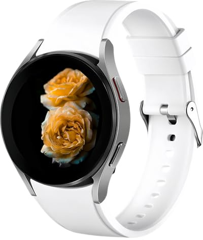 Quick release silikonband Compatible with Samsung Galaxy Watch FE 7 6 5 4 Band 40mm 44mm/6 Classic 47mm 43mm/4 Classic 42mm 46mm/5 Pro 45mm Band, one-click no gap sportband unisex