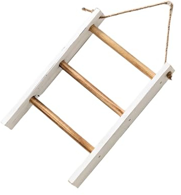 Porte-serviettes en bois multifonctionnel style vintage échelle porte-serviettes mural organisateurs de salle de bain échelle étagère