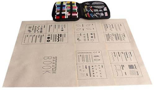 Broderiböcker för handarbete – handbroderi, stygnreferens, steg-för steg-instruktioner för kläder, reparation entusiaster, handgjorda projekt, klistermärken, kostymtillverkning