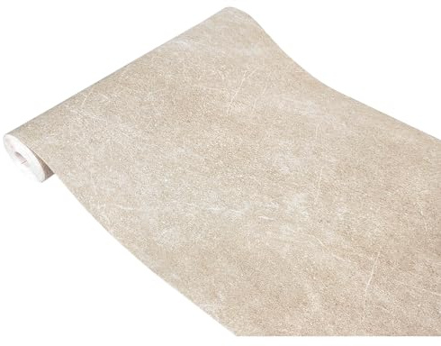 Klebefolie Möbel 67,5x200 cm | Möbelfolie selbstklebend in Steinoptik | Folie für Möbel zur einfachen Renovierung von Türen, Tischen und Regalen | Klebefolie dekorativ und abwaschbar | Sandbeton