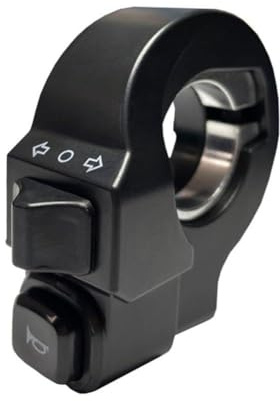 Tidevib E-Bike Front Headlight with Turn Signal Switch 2 in 1, 4-Pin Core, IPX4 Waterproof, 12V-72V Voltage, for Electric Bicycle and Scooter, 1660mm Cable