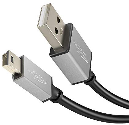 KabelDirekt – Cable Mini USB 2.0 – 1m – (cable de datos de alta velocidad y de carga, adecuado para discos duros, cámeras digitales, dispositivos de navegación)