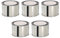 VICASKY 5PCS Empty Paint Can, Tinplate Paint Container with Lid Multipurpose Mixing Round Paint Drum Empty Painting Tub Paint Tins Container Paint Bucket for DIY Projects Arts