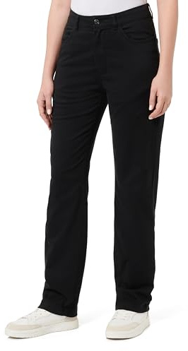 Calvin Klein Jeans Pantaloni Dritti da Donna Elasticizzati a Vita Alta J20J224852 Pantaloni a 5 Tasche, Nero (CK Black), 26W, Nero (CK Black), 26 W