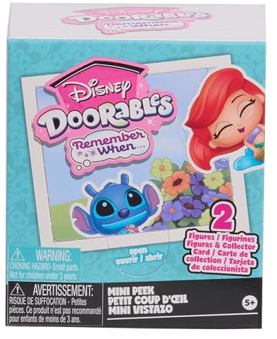 Just Play Collection de Mini-Figurines nostalgiques Disney Doorables, Jouets pour Enfants de 5 Ans et Plus