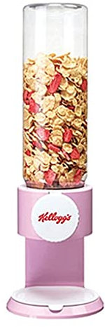 BLHKBAIKBN Dispensador de Alimentos de 2,5 l, dispensador de Alimentos Secos fácil de Usar para Dulces, Frutos Secos, arroz, Cereales, dispensa 1 Onza por Giro, preserva la frescura