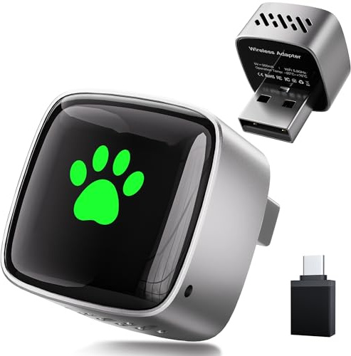 UNGY 2026 Adaptateur Carplay sans Fil, Mini Carplay sans Fil pour iPhone et Plus de 1k+ Voitures, Type-C/USB, Connexion Rapide Stable, Compatible avec iOS 12+/Android 11+et Autos à partir de 2016