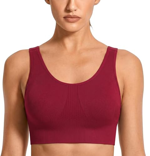Uniexcosm Soutien Gorge Sport Femme Maintien Fort sans Armature Grande Taille Brassière pour Yoga Fitness Running