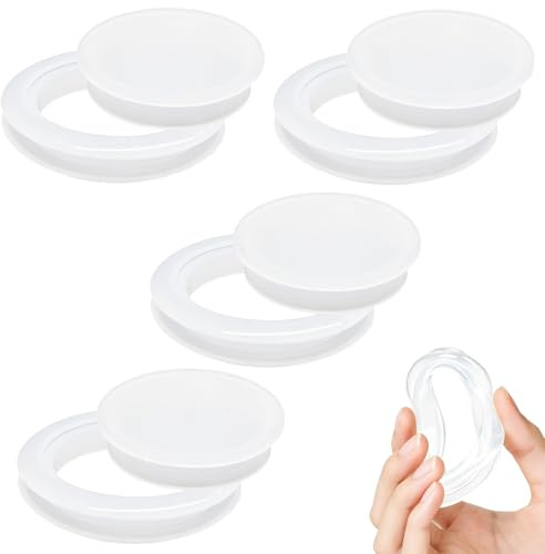 Anillo de Agujero para Sombrilla de Mesa, Anillos de Orificio del Paraguas, Patio Mesa Tapón y Anillo para Agujero, Anillos Paraguas Agujero, para Mesa de Patio Insertar Sombrilla Agujero (Bianco)