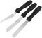Spatule de Glaçage Angulaire Spatules Coudées de Pâtisserie Couteaux à Gâteau Petite Spatule Coudée en Gâteau Pâtisserie Palette Pelle Cuisine 4 inch Lot de 3
