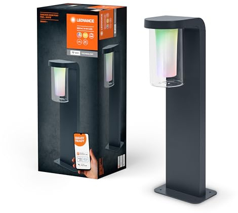 LEDVANCE Apparecchio intelligente da giardino LED: per terra, SMART+ CASCADE MULTICOLOR / 10 W, 220…240 V, Warm White, 3000 K, materiale del corpo: aluminum, IP44