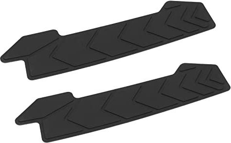 OTOTEC Lot de 2 protections de cadre de vélo en silicone pour tous les types de vélo, BMX, vélos de route, VTT, noir