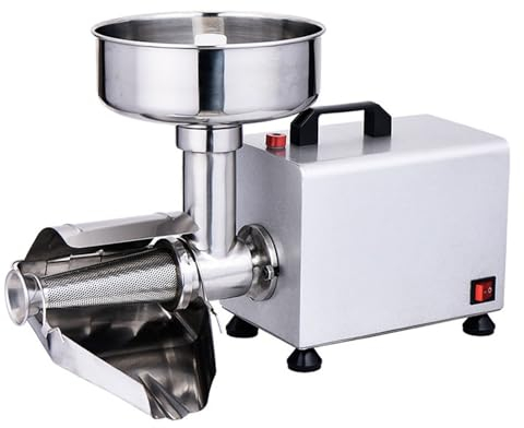 Hydravex Passaverdure Commerciale per Pomodoro, Passaverdure e Salsa in Acciaio Inossidabile da 90-160 kg/h, Spremitore Elettrico per Marmellata, per Conserve di Purea di Pomodoro, Salse