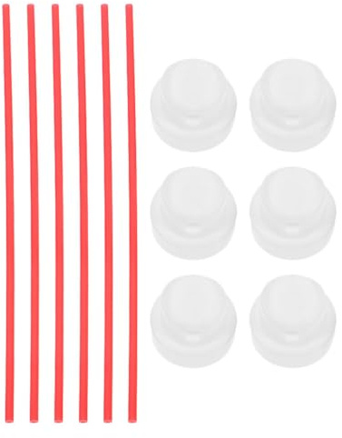 Hemobllo Pajitas De Aerosol Flexibles Tubos De Extensión para Boquillas De Lata De Aerosol 0.86X0.86X0.62In Paquete De 6 para Limpieza De Aceite Mantenimiento Taller Hogar Coche