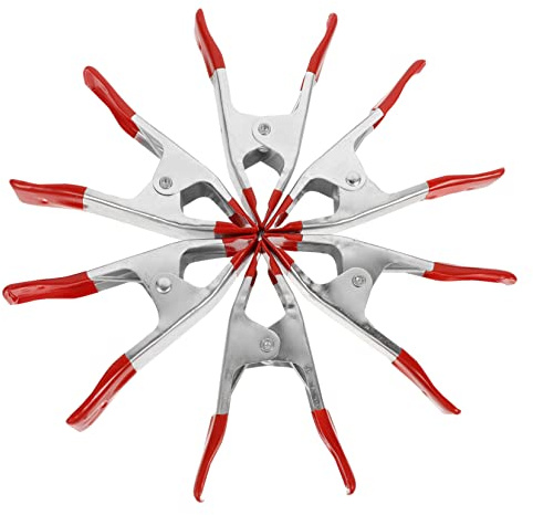 HOMSFOU 6piezas Pinza De Electricista Puntiaguda De Pinzas De De Acero Para Abrazadera De Cuerda De Tienda Para Acampar y Hacer Senderismo