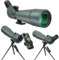 20-60x80 Spektiv für Zielschießen - HD Spektiv mit Stativ Tragetasche & Smartphone Halterung - BAK4 Spektiv für Vogelbeobachtung Jagd Wildtierbeobachtung (GN0036-80G)