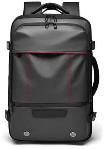 Xuweiung Zaino da Viaggio Grande, Bagaglio A Mano Zaino Porta PC Computer 15.6 Pollici, Zaino Casual per PC Portatili Per Tarvel, per Uomo e Donna (grigio)