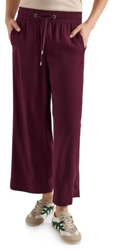 Cecil Pantalón de Pierna Ancha Sweet Grape Rojo S