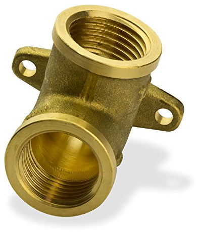 Stabilo-Sanitaer Messing Fitting Wandscheibe Wandwinkel 1/2 Zoll DN15 Gewindefitting Deckenwinkel