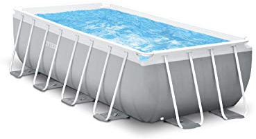 Intex 4 m x 2 m x 1.22 m Prism Frame Rectangular Pool Set