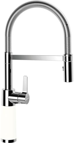 SCHOCK Grifo de cocina SC-550 Day – Grifo de alta presión CRISTADUR Green Line con caño fijo