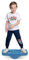 Kids Rocking Seesaw Balance Board Wobble Board with 5 Wooden Balls Sensory Training Rocking Board Balance Training Equipment Children Indoor Outdoor Activity Toy (Blue)