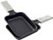Lot de 2 poêlons raclette rectangulaires manche Gris