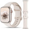 Higgs 2 Pack Sport Band Compatible with Apple Watch Straps for Women Men 38mm/40mm/41mm/42mm/44mm/45mm/46mm/49mm, Soft Silicone Strap for iWatch Series 10 9 Ultra 8 7 6 5 4 3 2 1 SE