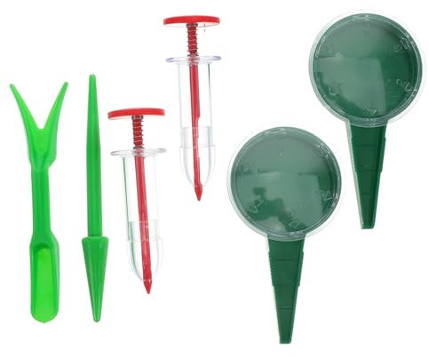 SUPVOX 6pezzi Seminatrice Da Giardino Portatile Distributore Per Semina Di Profondità Utensile Da Giardinaggio Per Fiori e Verdure Precisione e Efficienza in Semina Per Piccoli e Prati