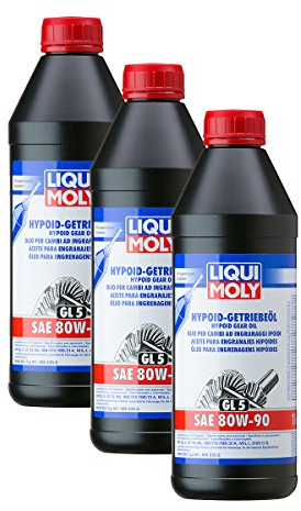 3x LIQUI MOLY 4406 Hypoid-Getriebeöl (GL5) SAE 80W-90 1L
