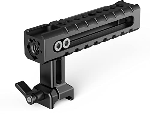 SMALLRIG NATO Top Handle Griff mit Cold Shoe für Kameras, Camcorder, Actionkameras, Kamerakäfig-1955