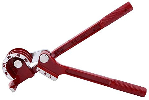 6 mm 3-i-1 manuell bockare, 8 mm till 10 mm rörbockare 180 grader böjverktyg för kopparrör, aluminiumrör, rostfria rör