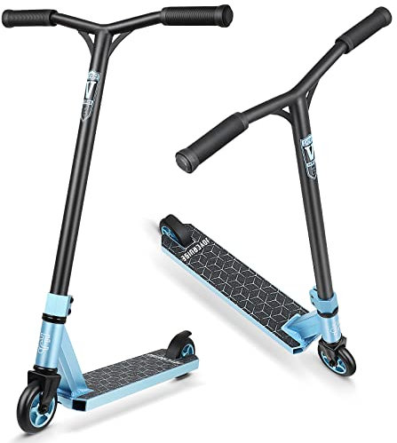 Joycruise Stunt Scooter für Kinder ab 6 Jahre, Stunt Roller mit 360° Lenkung Funscooter Kickscooter 100mm Räder Alu Core Robuster Trick Roller Tretroller