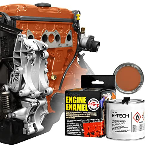 E-TECH - Copper - Car/Bike Engine Enamel Paint - 250ml…