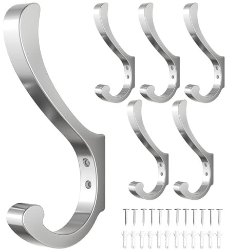 jockcaras Wandhaken Chrom, Kleiderhaken, Kleiderbügel