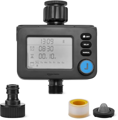 Amazon Basics - Bewässerungs-Timer mit einem Auslass, 1 Stück