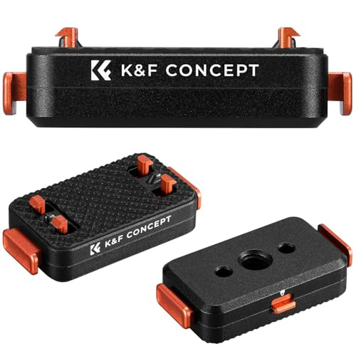 K&F CONCEPT Support Magnétique à Libération Rapide avec Adaptateur 1/4 Compatible avec Insta360 X5, Insta360 Ace Pro, Ace Pro 2