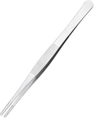 ALCXAZS Comoda pinzetta da cucina in acciaio inossidabile per gli appassionati di cucina Pinze per alimenti robuste e durevoli in acciaio inossidabile