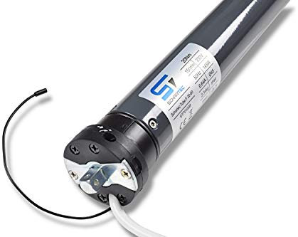 SCHARTEC - Kit completo de accionamiento para persianas enrollables inalámbricas, motor tubular inalámbrico, control de persiana enrollable, eje 40 y 60 mm, kit completo (tubo F 20-60)