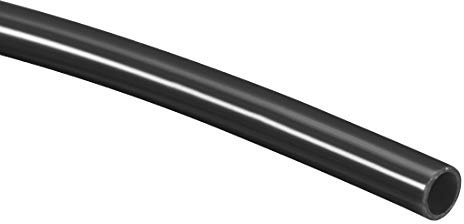 sourcing map Pneumatic Tubing, 8mm(0.31) OD x 6mm(0.23) ID x 1m(3.28ft) Air Brake Tubing Nylon PA12 Air Line Hose Black