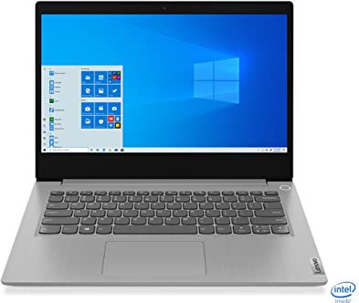 Lenovo Ideapad 3 14IGL05 Ordinateur Portable 14, Intel Celeron N4020, 8GB RAM, 256GB M2 SSD, Full HD, Camera, Windows 10 Home, Gris, Clavier AZERTY français