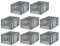 SuperSparSet 8x Eurobox NextGen Insight Cover | HxBxT 22x30x40 | 20 Liter | Hoch/Gelb | Eurobehälter, Transportbox, Transportbehälter, Stapelbehälter