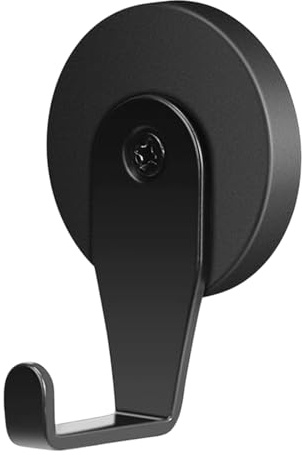 DKGEA Magnetisk kranshängare, dörrmagnetkrok, platsbesparande tillbehör för kök med sugkopp, fönstersugare, sugkoppskrok för ytterdörr och köksmaterial (6,2 cm)