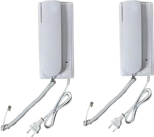 RL - CITOFONO INTERFONO DA PARETE 2 UNITA' DA INTERNO INTERCOMUNICANTE AC 220V / DC 6V