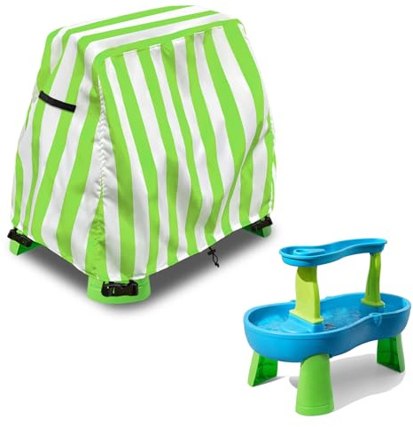 Aacabo Kids Water Table Cover Fit Rain Showers Splash Pond Water Table,Waterproof Dust Proof Anti-UV Outdoor Toys Cover-Cover only