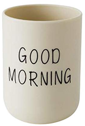 All Primes Good Morning Toothbrush Holder, Home Travel Bathroom Toothbrush Cup Toothpaste Holder, Portable Toilet Cup, Toothbrush Storage, For Bathroom, Simple Cup Bathroom Glass&Bottle
