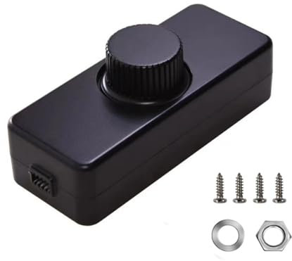 SIGANDG Variateur de Lumiere LED 3-100W,Interrupteur Variateur LED 220-240V / 50HZ,Gradation de 0% à 100%,Interrupteur Variateur D'intensité,pour lampes LED Dimmables, Lampes de Table,Lampadaires