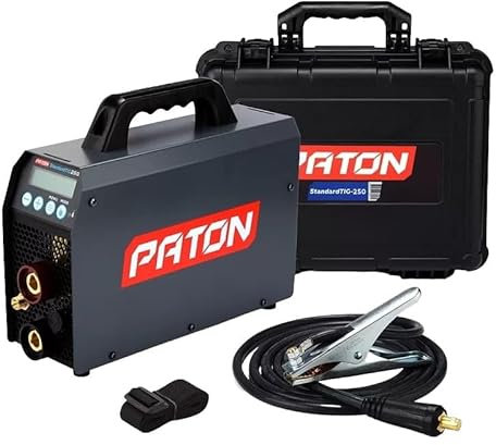 PATON StandardTIG 250A soldadora TIG profesional 230V – equipo de soldadura TIG AC/DC para acero y aluminio, soldadora digital con tecnología inverter, ideal para soldadura TIG con gas